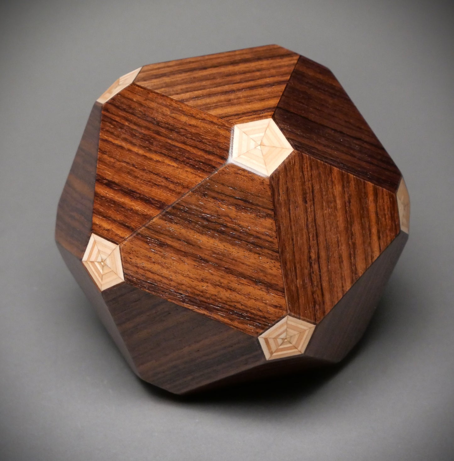 Unique Wooden Cremation Urn for Pets and small Humans ashes up to 65 pounds, Original Design