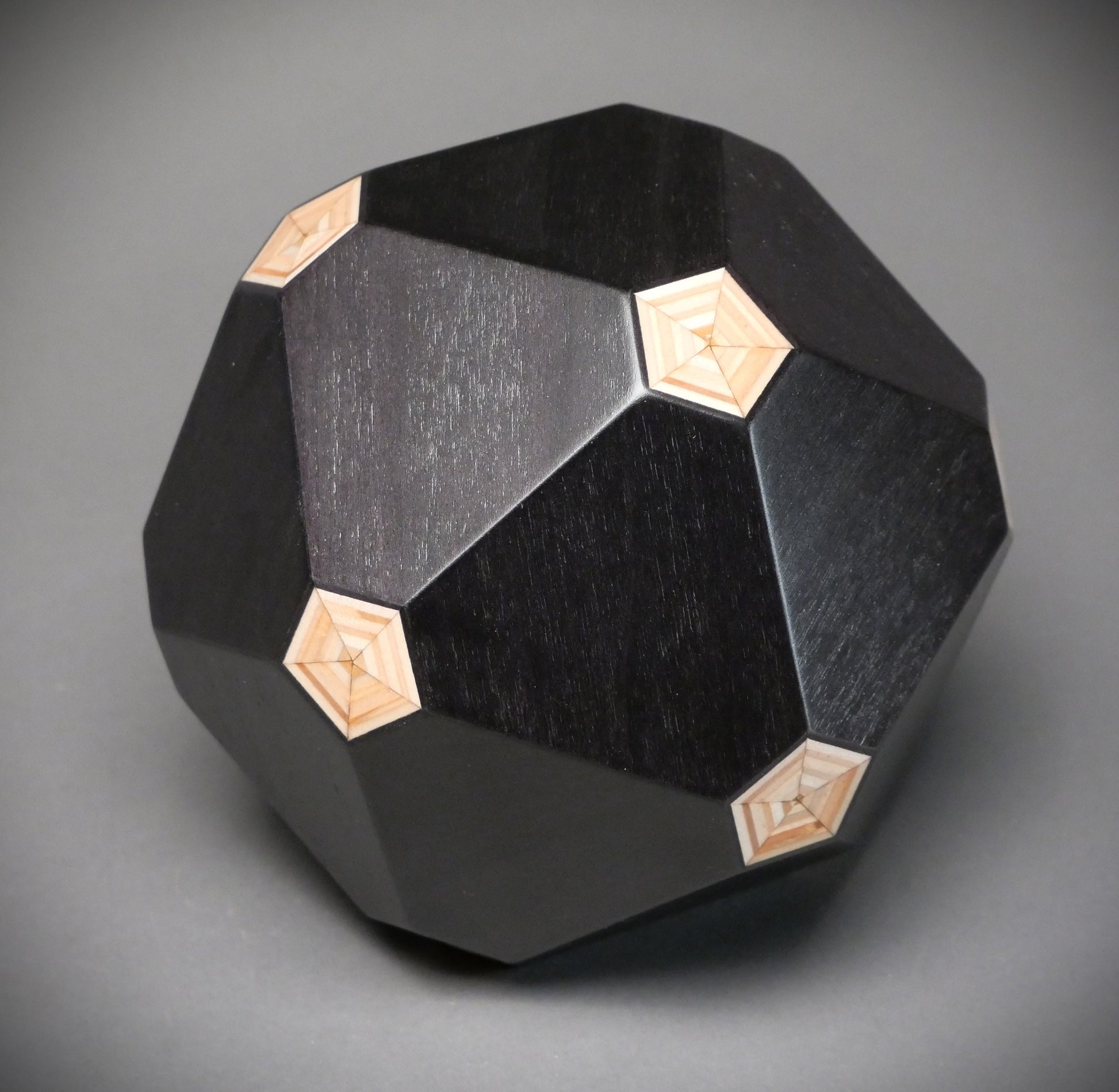 Unique Wooden Cremation Urn for Pets and small Humans ashes up to 65 pounds, Original Design