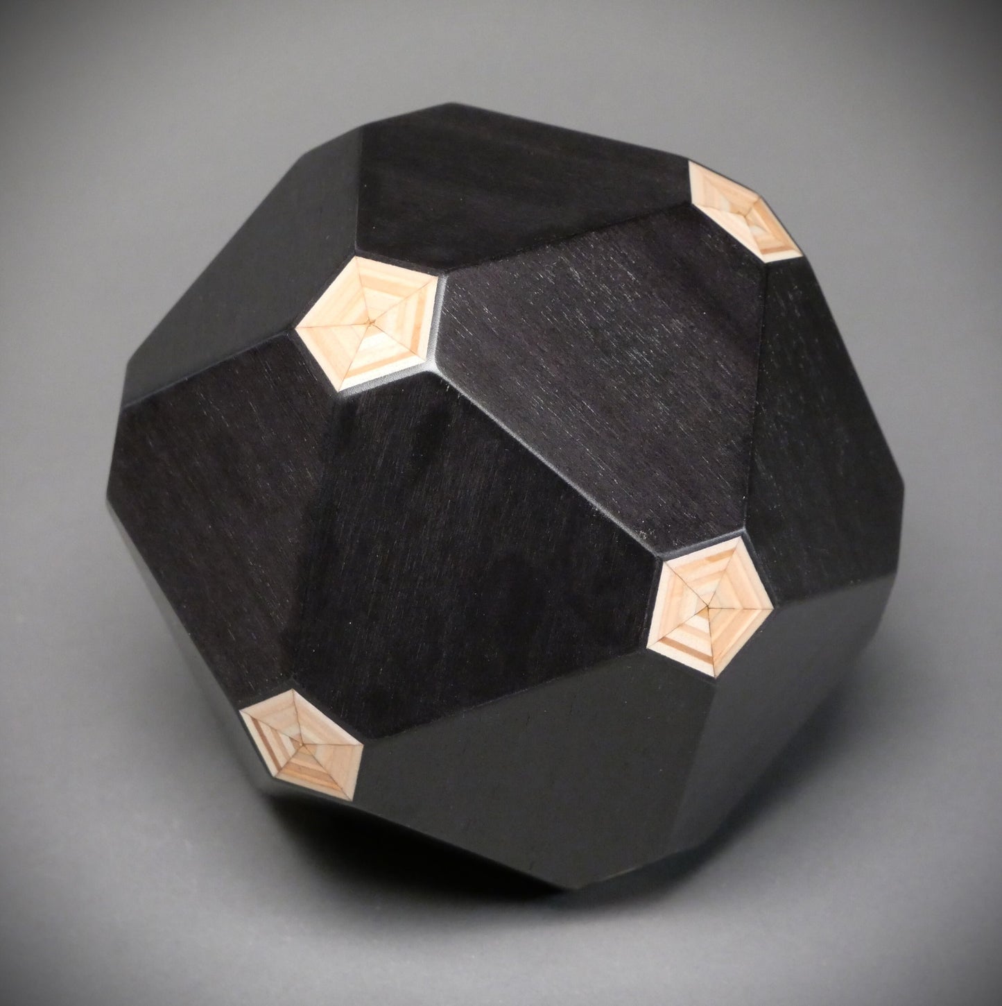 Unique Wooden Cremation Urn for Pets and small Humans ashes up to 65 pounds, Original Design