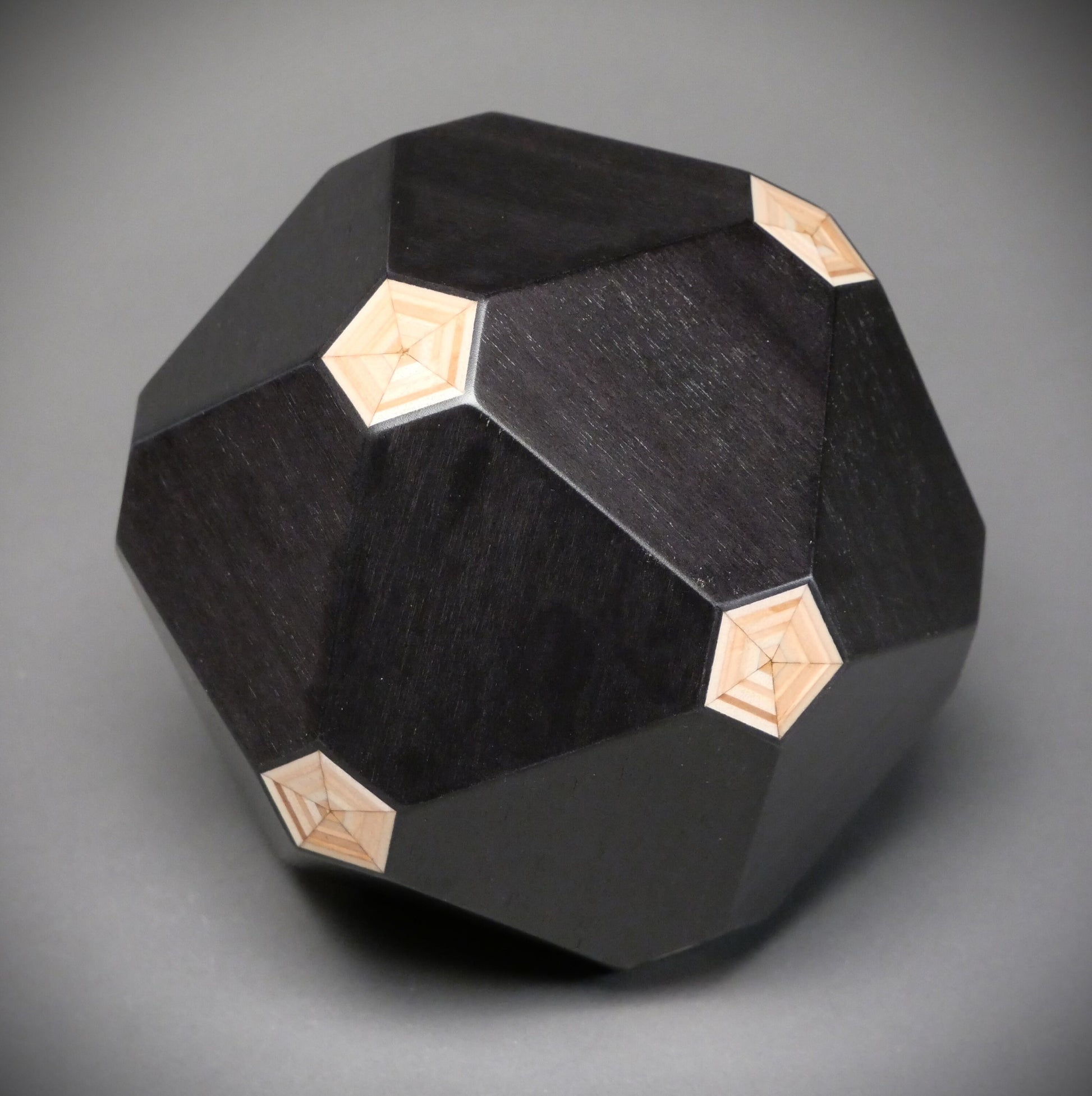 Unique Wooden Cremation Urn for Pets and small Humans ashes up to 65 pounds, Original Design