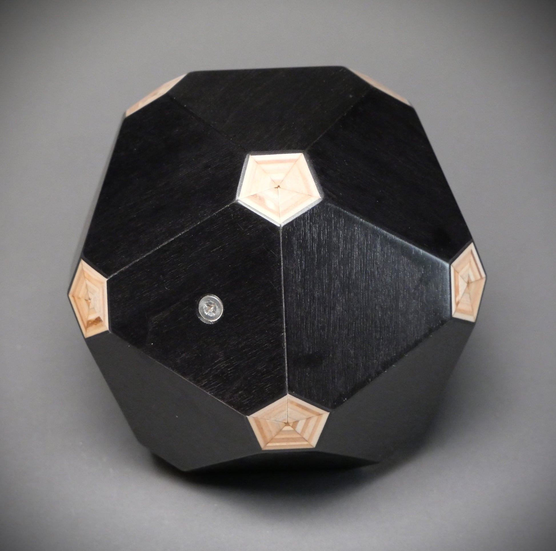 Unique Wooden Cremation Urn for Pets and small Humans ashes up to 65 pounds, Original Design