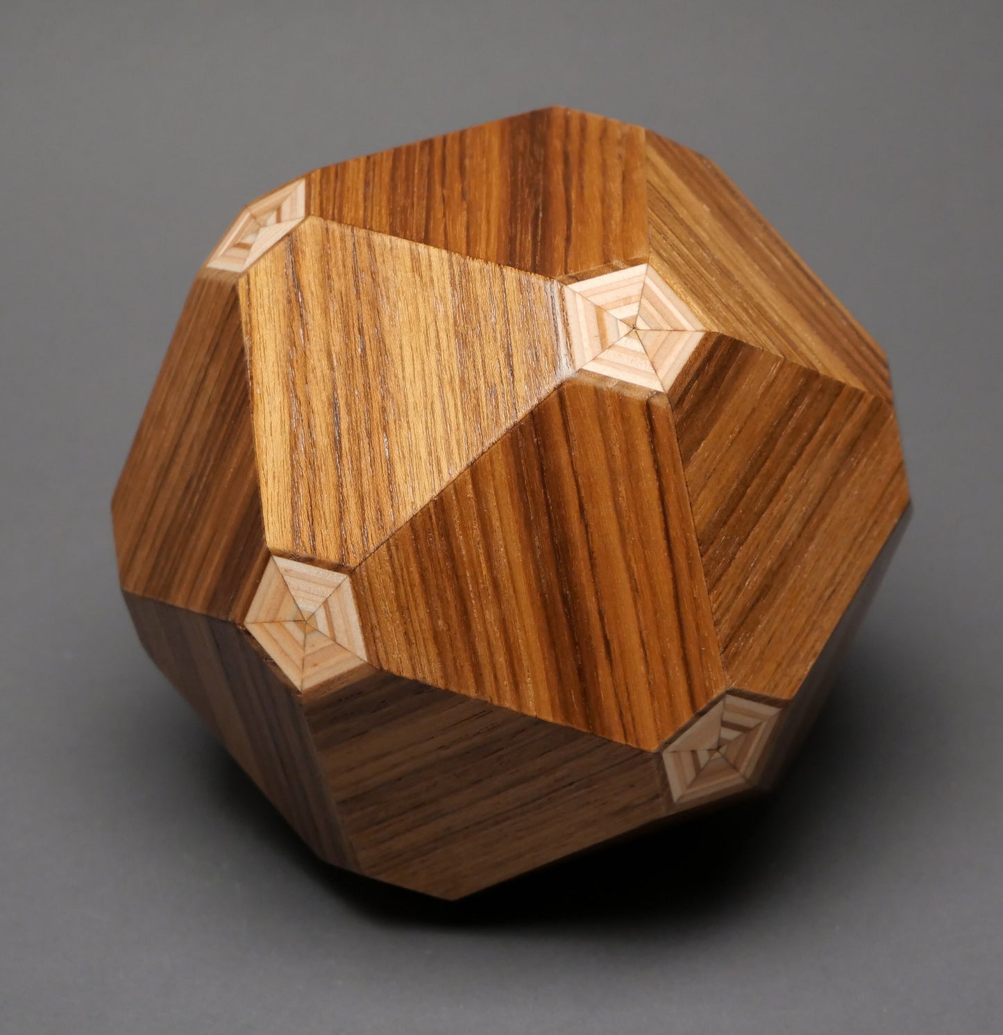 Unique Wooden Cremation Urn for Pets and small Humans ashes up to 65 pounds, Original Design