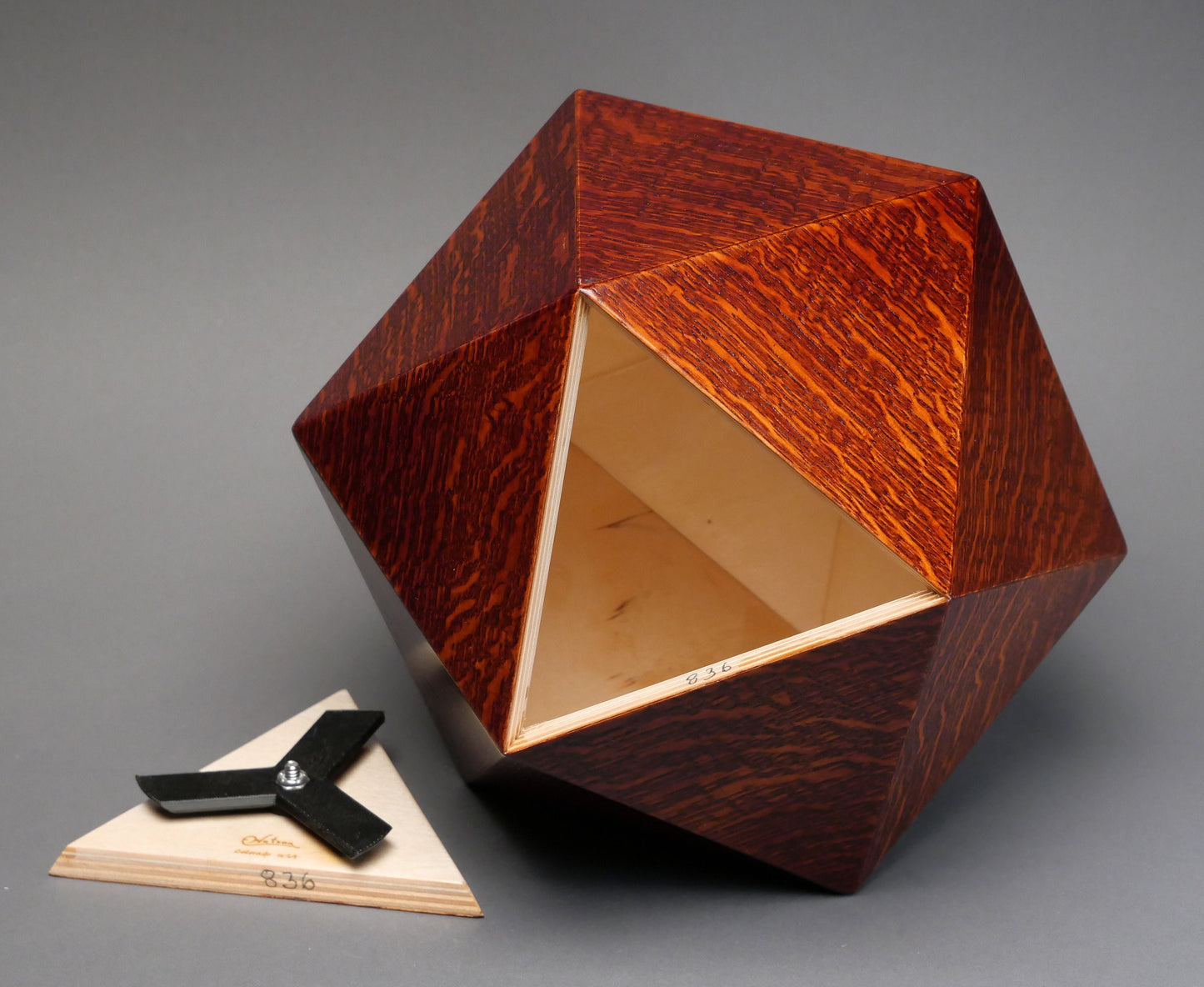 Special Edition European Oak Memorial Ashes Urn for Adult Humans, up to 225 pounds, Original Design made in the USA