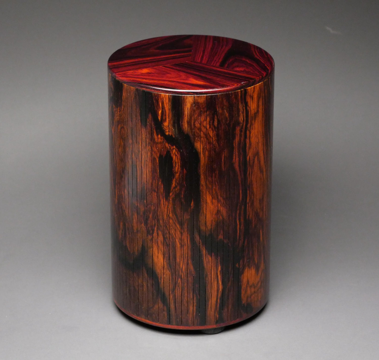 Cocobolo Mantle Urn for Adult Human Ashes up to 205 pounds