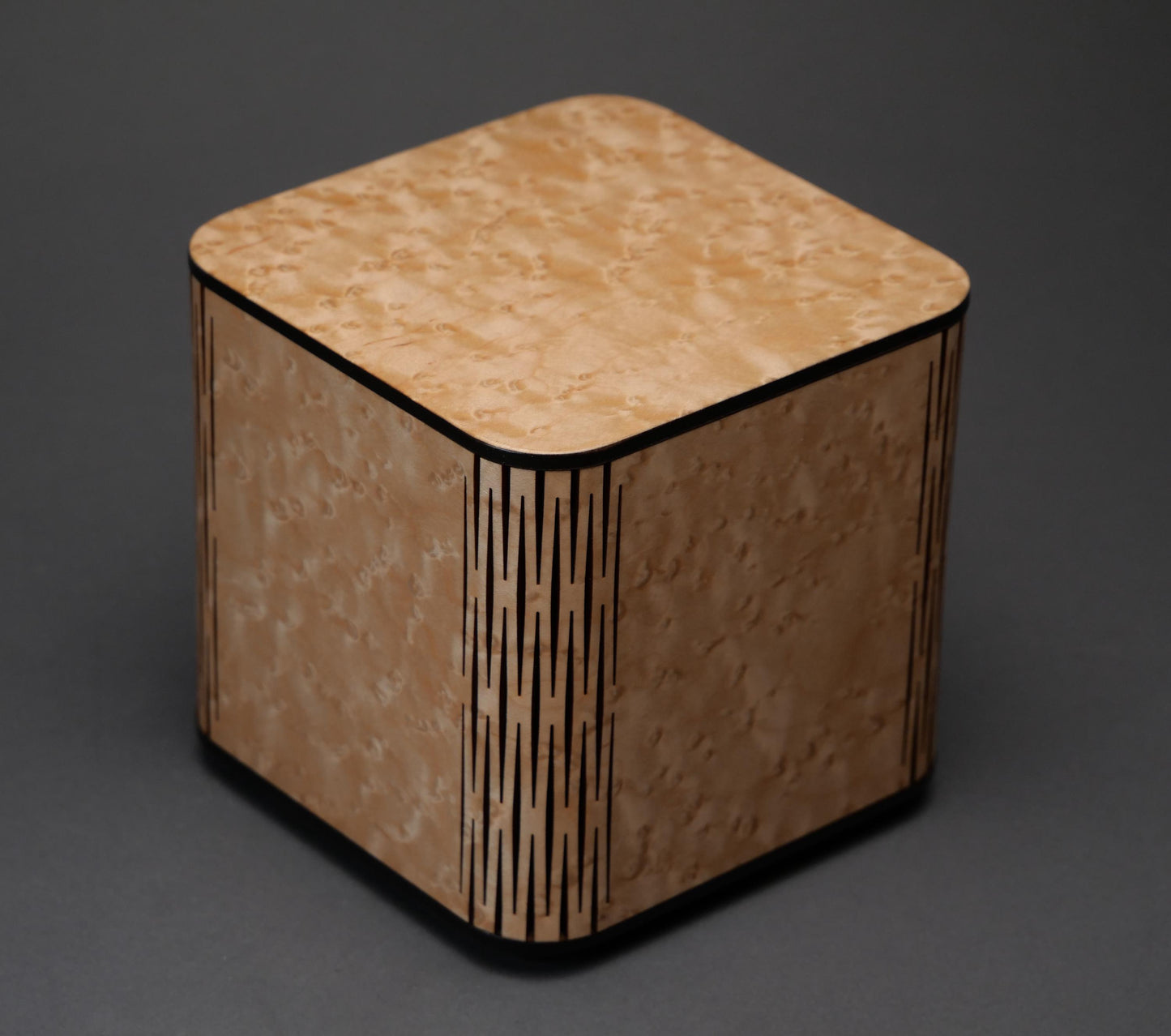 Low-Cost High-Quality Wood Cremation Urn for Pets and small Humans up to 65 pounds, Unique Design