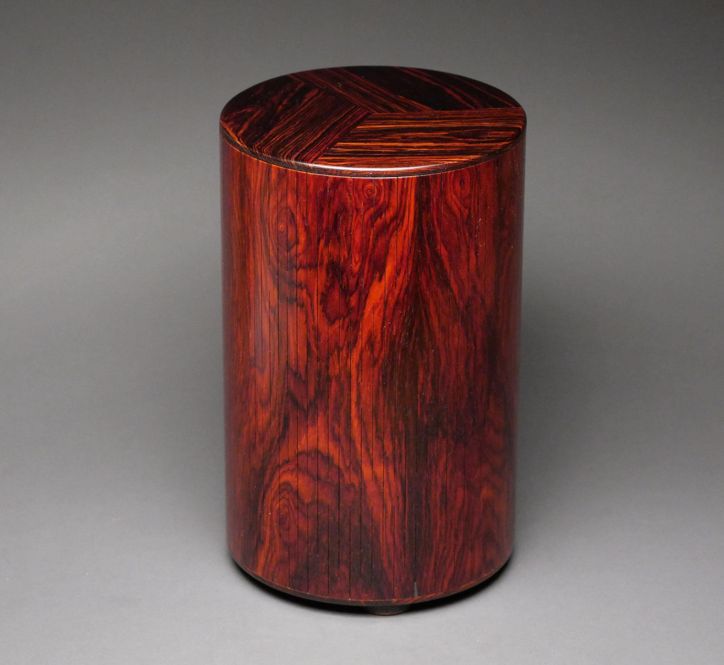 Cocobolo Mantle Urn for Adult Human Ashes up to 205 pounds