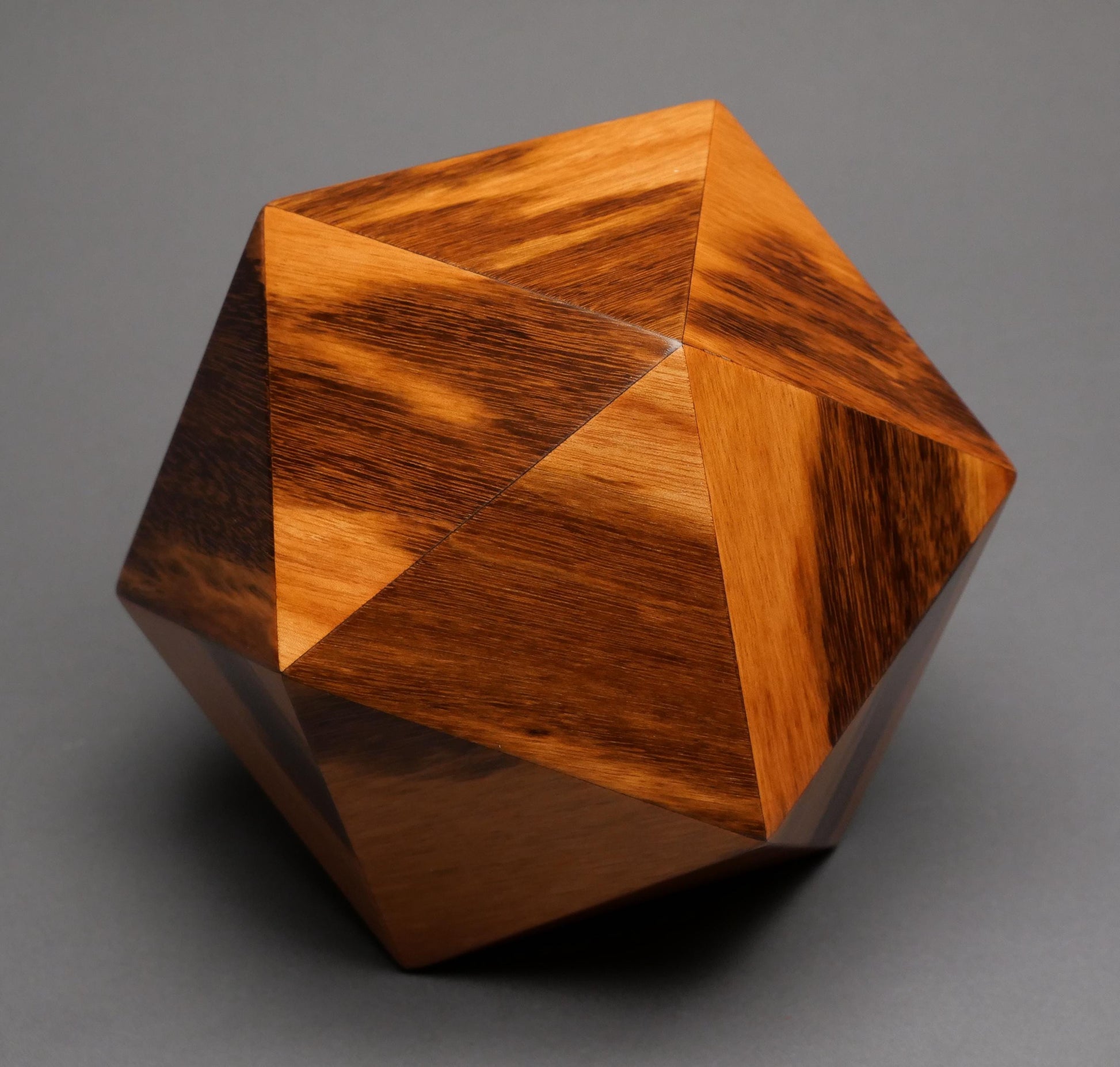 Artistic Wood Cremation Urn for Pets and small Humans up to 65 pounds, Original Design