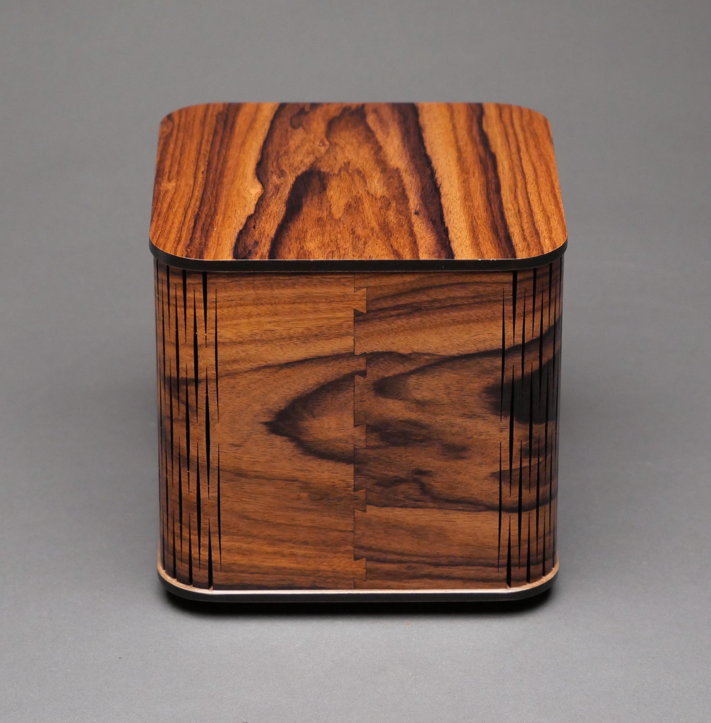 Low-Cost High-Quality Wood Cremation Urn for Pets and small Humans up to 65 pounds, Unique Design