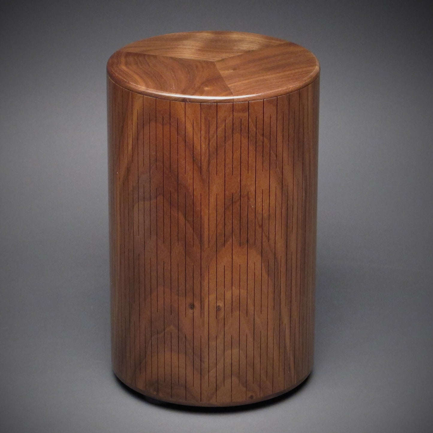 Artistic Wooden Urn for Adult Human Ashes up to 205 pounds