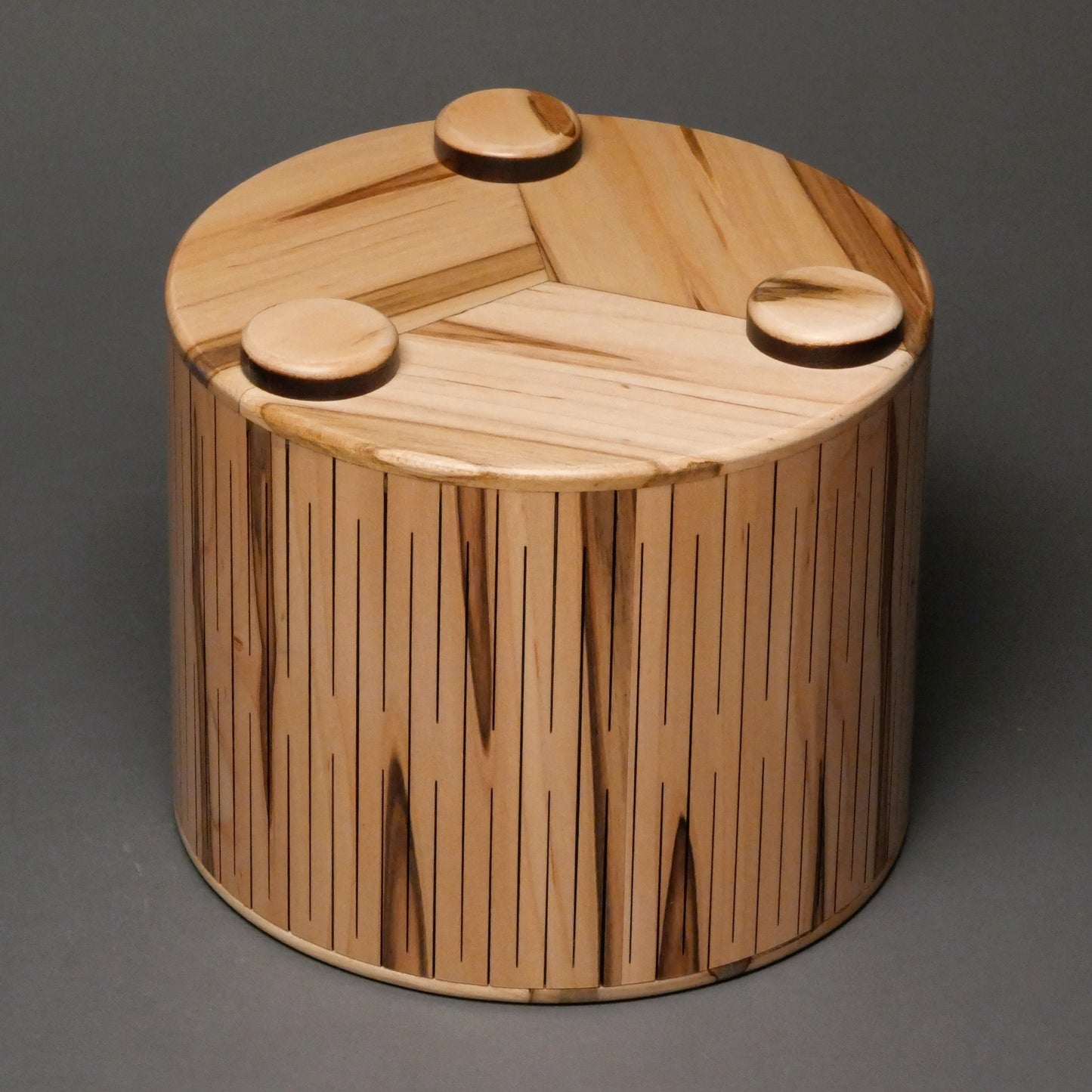 Contemporary Wooden Urn for Small Human or Pet Ashes up to 95 pounds