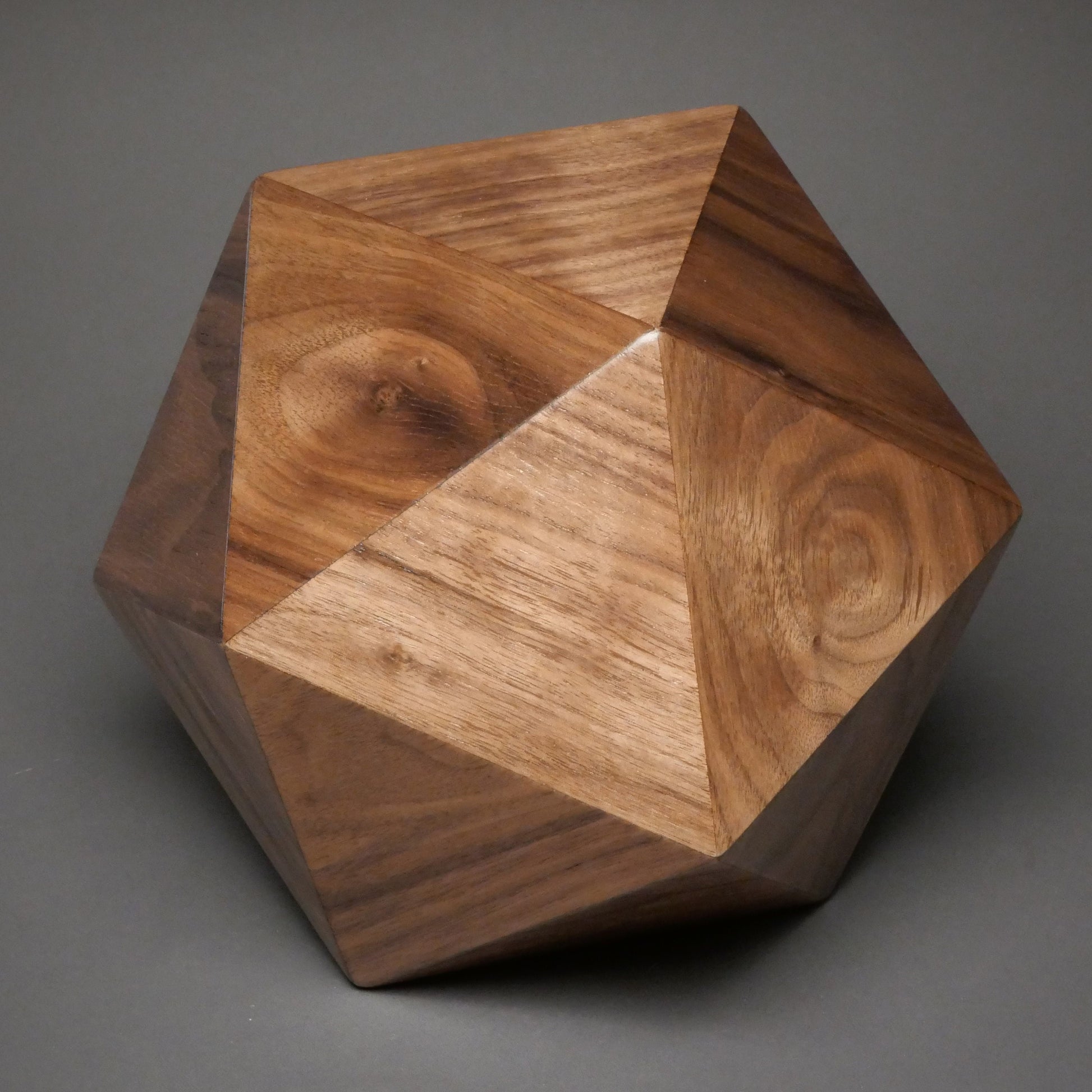 Unique Wood Cremation Urn for a Small Human or Pet up to 125 pounds, Original Design