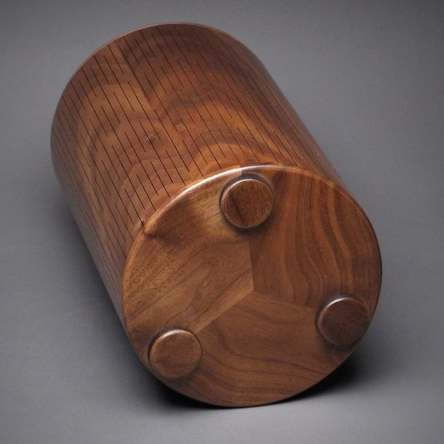 Artistic Wooden Urn for Adult Human Ashes up to 205 pounds