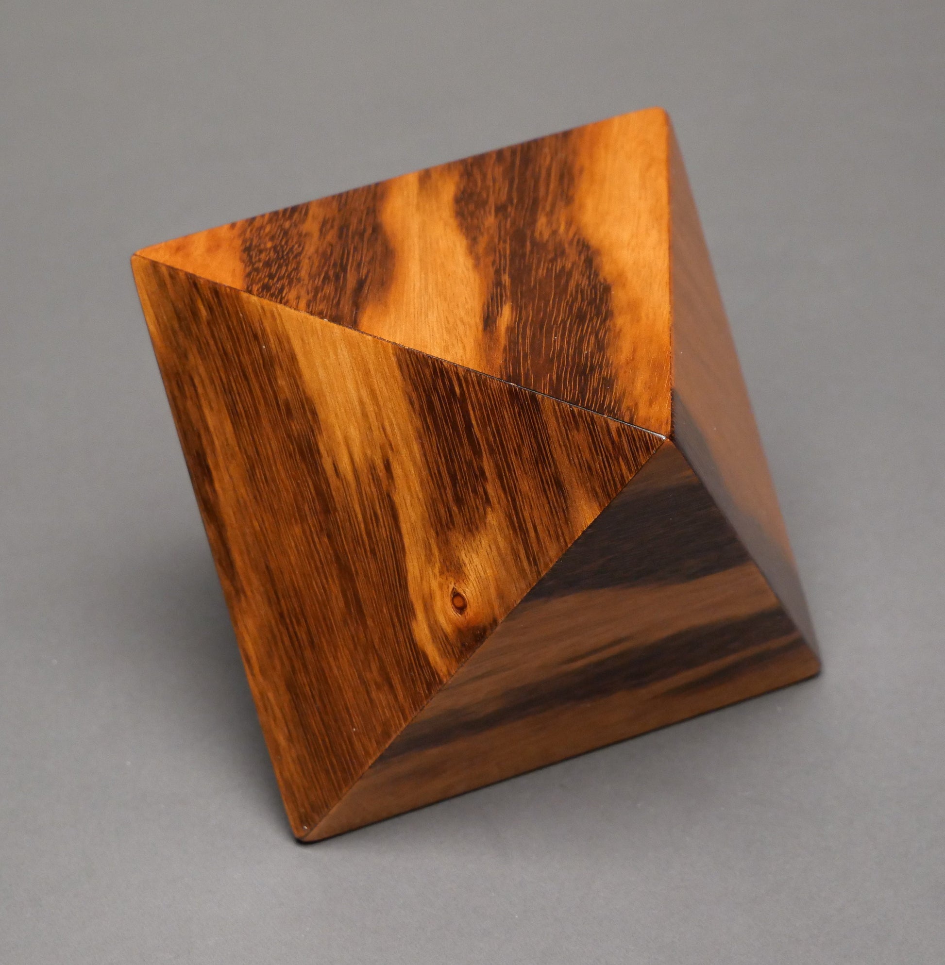 Small Geometric Cremation Urn for a Baby or Small Pet Ashes, 20 cu-in