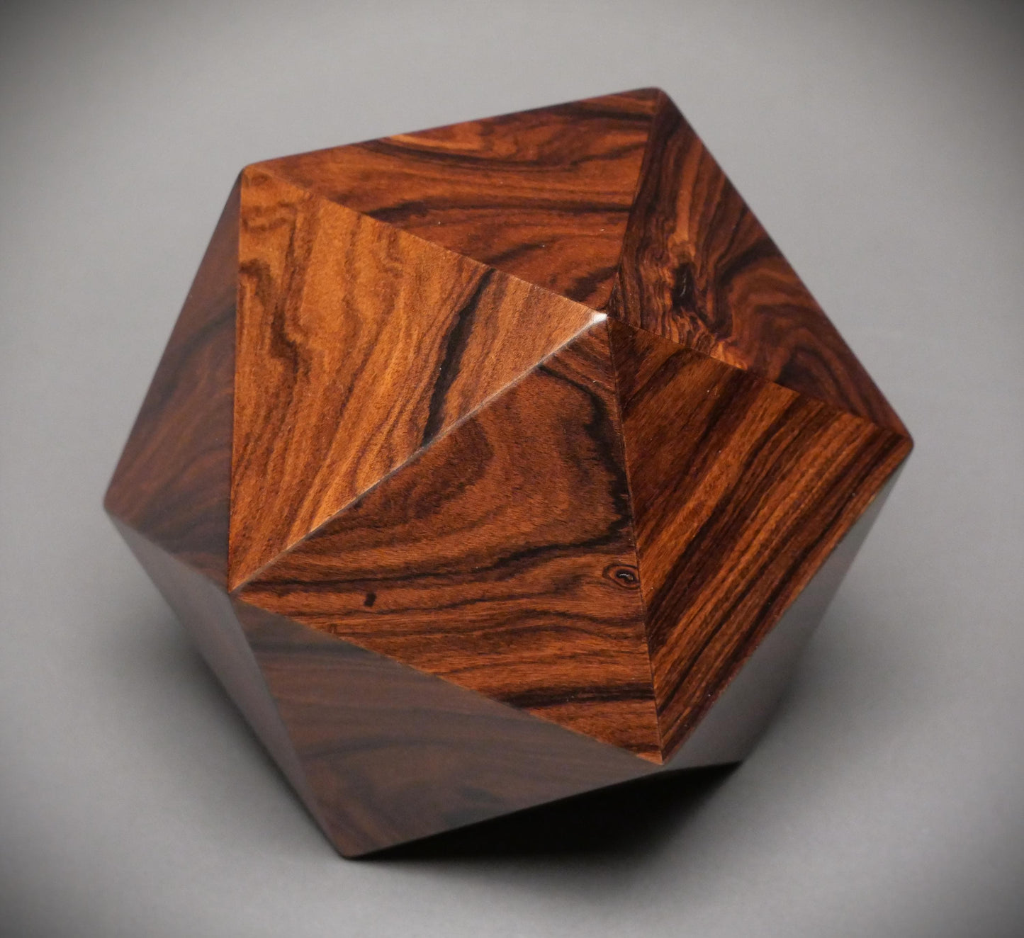 Limited Edition Exotic Wood Cremation Urn for Pets and small Humans up to 65 pounds, Original Design