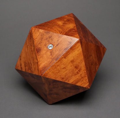 One-of-a-Kind Wood Cremation Urn for Pets and small Humans up to 50 pounds, Original Design