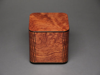 Low-Cost High-Quality Wood Cremation Urn for Pets and small Humans up to 65 pounds, Unique Design