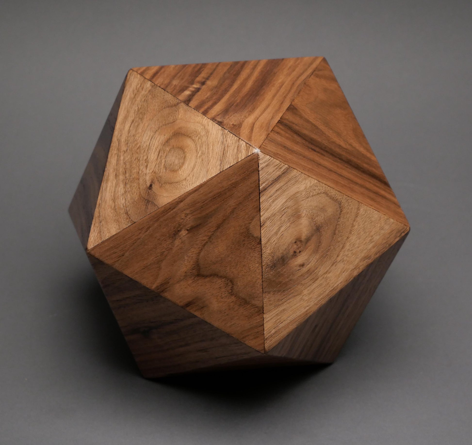 Unique Wood Cremation Urn for a Small Human or Pet up to 125 pounds, Original Design