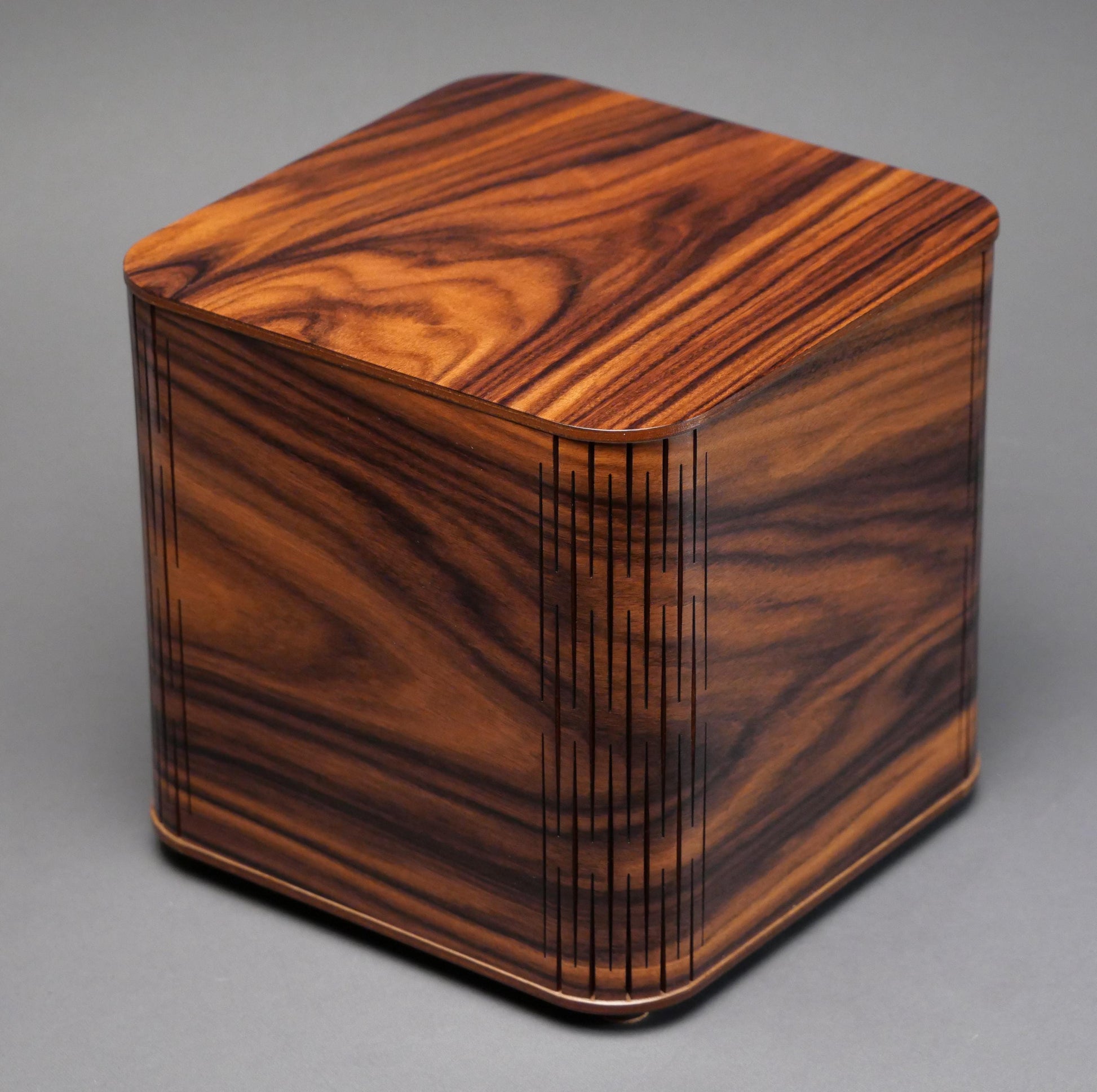 Unique Design Wood Cremation Urn for Adult Humans and large Pets up to 205 pounds