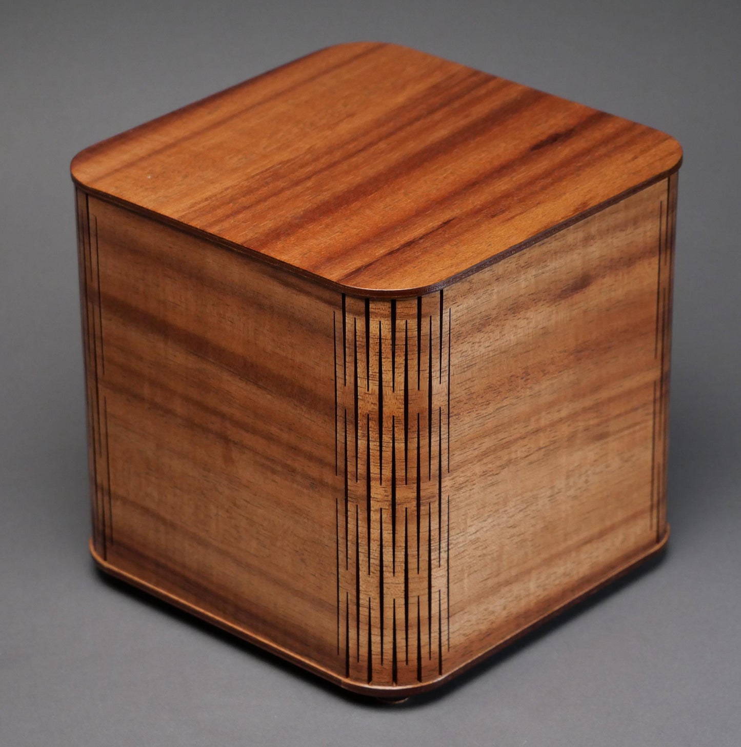 Unique Design Wood Cremation Urn for Adult Humans and large Pets up to 205 pounds