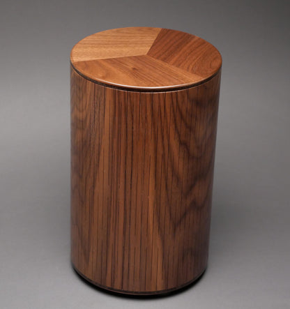 Artistic Wooden Urn for Adult Human Ashes up to 205 pounds