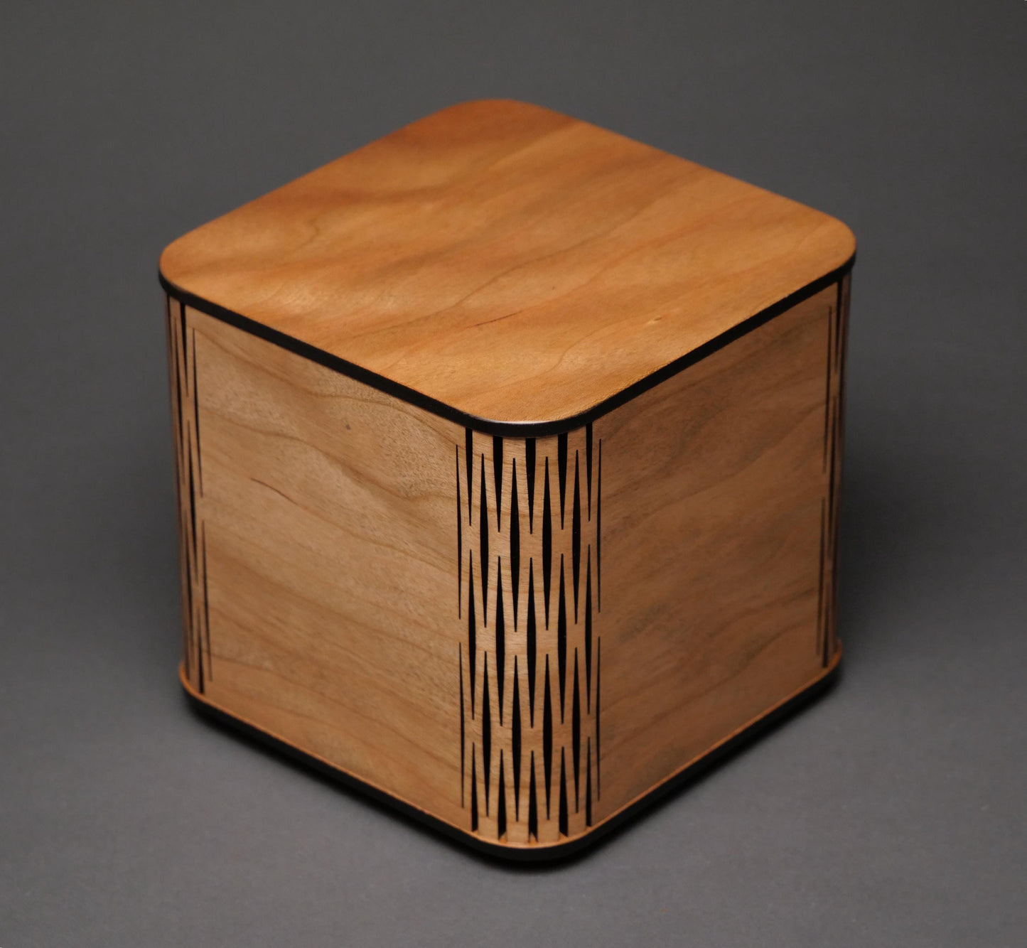 Low-Cost High-Quality Wood Cremation Urn for Pets and small Humans up to 65 pounds, Unique Design
