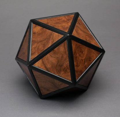 Geometric Cremation Urn: Pet/Small Human Keepsake 55 cu-in