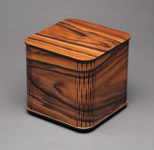 Low-Cost High-Quality Wood Cremation Urn for Pets and small Humans up to 65 pounds, Unique Design