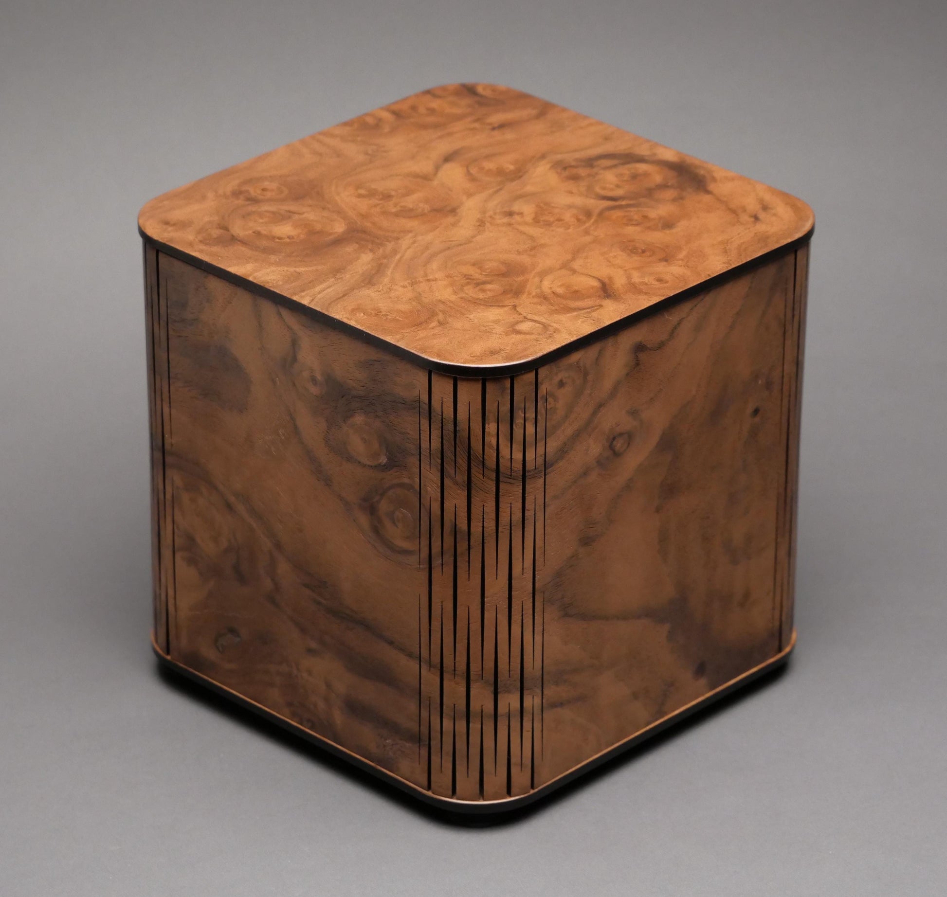 Unique Design Wood Cremation Urn for Adult Humans and large Pets up to 205 pounds