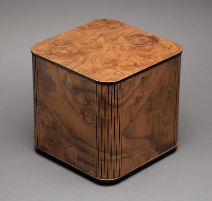 Unique Design Wood Cremation Urn for Adult Humans and large Pets up to 205 pounds