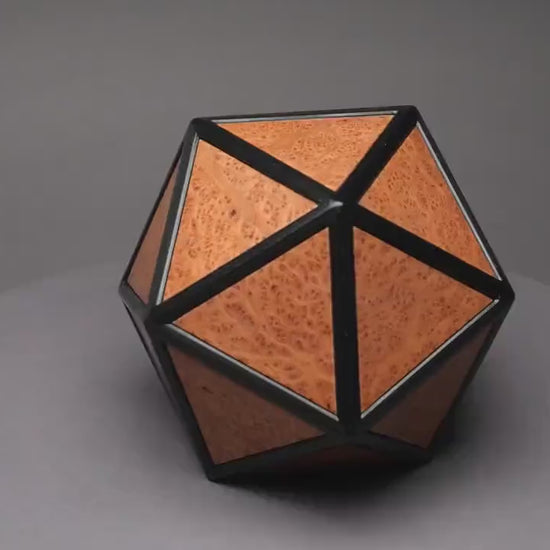 Geometric Cremation Urn: Pet/Small Human Keepsake 55 cu-in