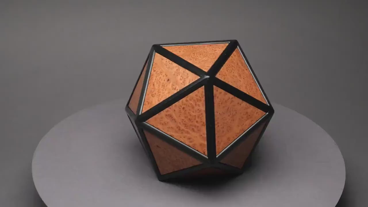 Geometric Cremation Urn: Pet/Small Human Keepsake 55 cu-in